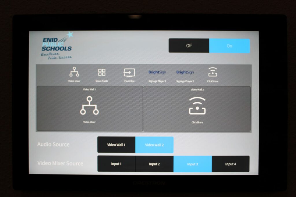 Enid-High-School-Control-System-AV-System-Design